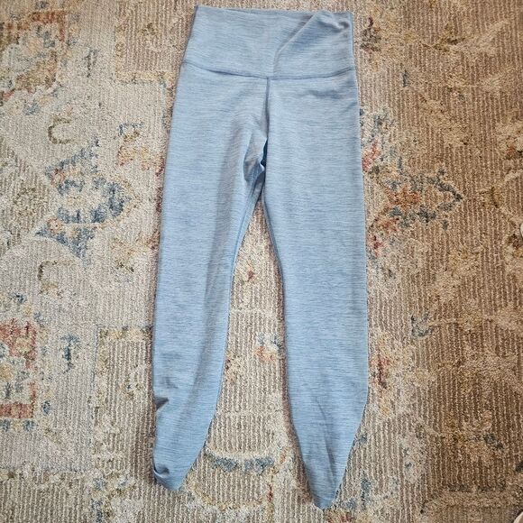 Nike Blue/gray Legging, Sz M With 26" Inseam, Like New - Picture 4 of 5